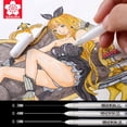 thumbnail image 3 of Sakura-bolígrafos de tinta de Gel, marcadores de resaltado de lápiz blanca brillante, Color blanco, dorado, plateado, Gelly Roll clásico, 3 of 4
