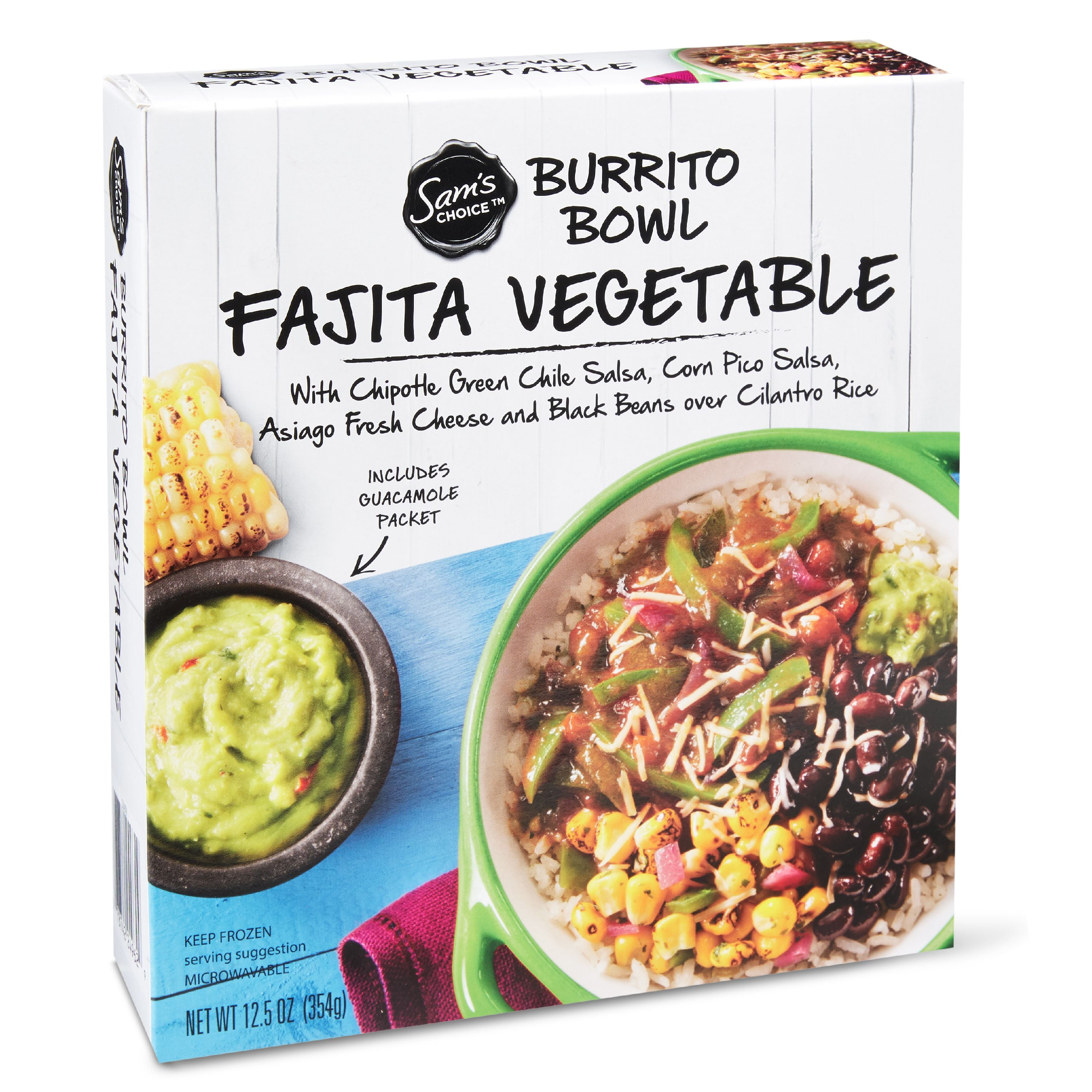 Sam's Choice Frozen Burrito Bowl, Fajita Vegetable,  oz 