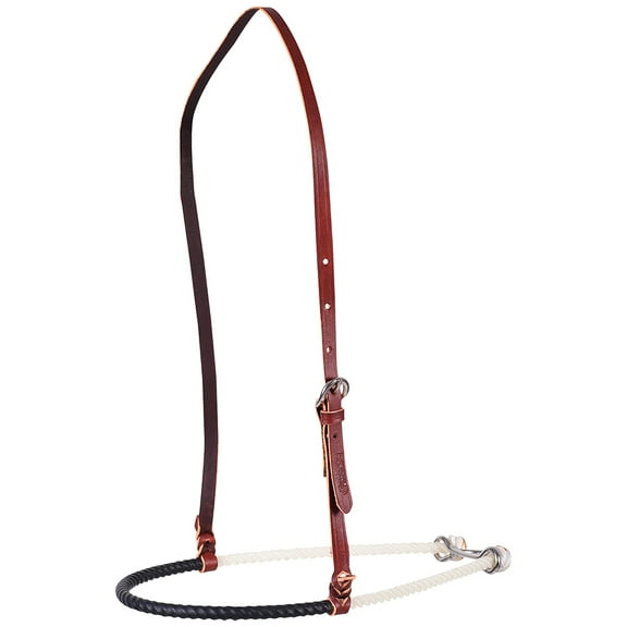 Martin Saddlery Single Rope Shrink Tube Covered Noseband Black