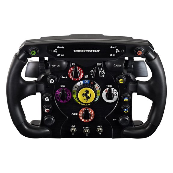 Un complemento de rueda de F1 para Thrustmaster en Ferrari 150th Italia