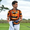 thumbnail image 4 of Lsque Five Nights At Freddy'S Pattern Golf Shirts for Men Dry Fit Print Moisture Wicking Performance Short Sleeve Polo Shirt-Small, 4 of 7