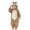 G-Khaki, variant on Zwiiyzr 0-4T Baby Animal Clothes - Unisex Infant Winter Fall Flannel Cartoon Hooded Romper Toddler Cosplay Jumpsuit Warm Outfit for Boys Girls Yellow