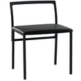 thumbnail image 3 of ACME Chaise Sans Accoudoirs en Similicuir Noir, 3 of 3