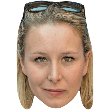 Marion Marechal (Sunglasses) Big Head. Larger than life mask.