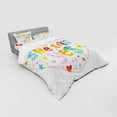thumbnail image 3 of Ambesonne Colorful Bedding Set 3 Pcs, Hearts Flowers, Twin, Multicolor, 3 of 3