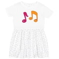 thumbnail image 3 of Inktastic Music Notes Band Choir Musician Girls Toddler Dress, 3 of 5