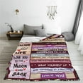 thumbnail image 5 of LHSHID Grandma Birthday Gifts from Grandchildren Blanket Flannel Soft and Comfortable Anti static Bed Sofa Blanket 50x60in, 5 of 5