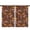 Brown, variant on Blackout Kids Curtains,Brown Cartoon Dinosaurs Fossils Pattern Childrens Insulated Curtains Set Of 2,Bedroom Essentials,Toddler Room Decor 42"x54"