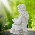 thumbnail image 4 of Almencla Statue Solar Power Light Outdoor Sculpture Lawn Ornament Girl, 4 of 8