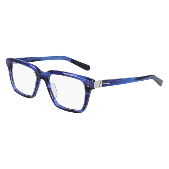 Shinola Flexon Rectangular Eyeglasses SH15000 460 Navy Horn 54mm