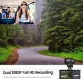 thumbnail image 6 of 1080P HD Car Dual Lens Dash Cam Front Rear Inside Video Recorder Camera G-sensor, 6 of 8