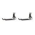 thumbnail image 2 of Rubbermaid Garage FastTrack Rail Multi-Purpose Hook Bundle, 2-Pack, Satin Nickel, 2 of 10