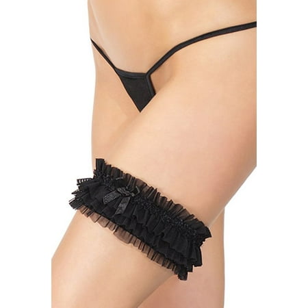 Mesh Stretch Garter - Coquette Mesh Leg Garter 164