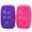 pink and purple, variant on 2pcs Dobrev 5 Buttons Silicone Case Protector Key Fob Cover Smart Car Remote Holder for Jaguar XK, XKR XF XFR XJ XJL S-Type X-Type F-Type (Black and red)