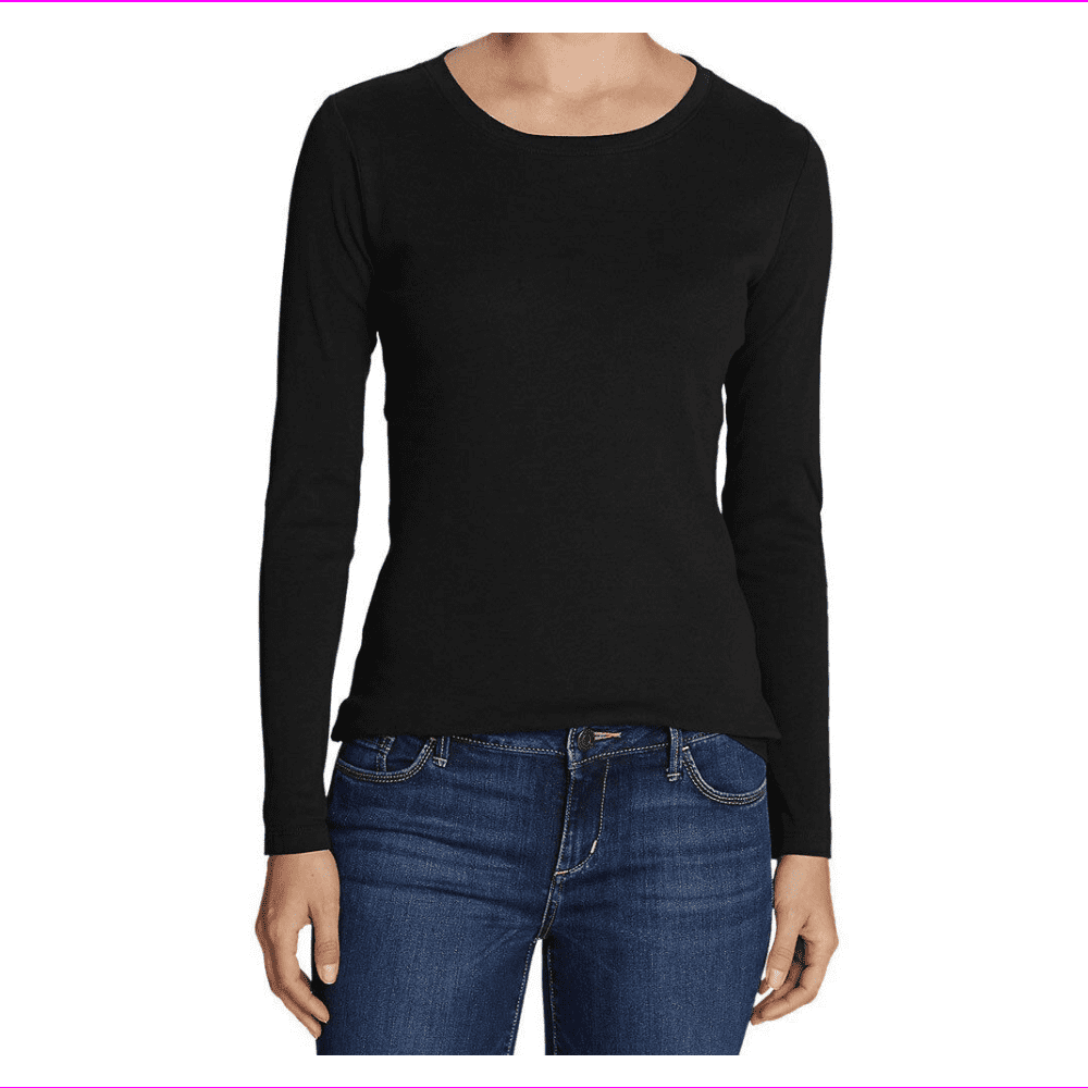 Seg'ments Seg'ments Ladies' Merino Wool Long Sleeve Tee S/Black