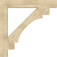 thumbnail image 3 of Ekena Millwork 6"W x 46"D x 46"H Merced Block Rough Sawn Bracket, Douglas Fir, 3 of 4