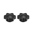 thumbnail image 1 of Unique Bargains Clamping Handle Gripandles Screw Knobs Star Knob M4 × 7mm Female Thread 2pcs, 1 of 3