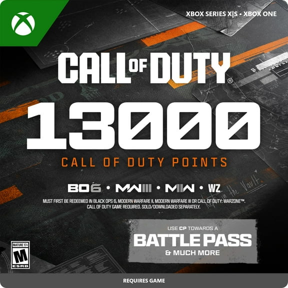 Call of Duty® Points - 13,000 - Xbox One, Xbox Series X|S [Digital]
