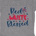 thumbnail image 3 of Inktastic 4th of July Red White Blessed Fireworks Boys or Girls Baby Bodysuit, 3 of 4