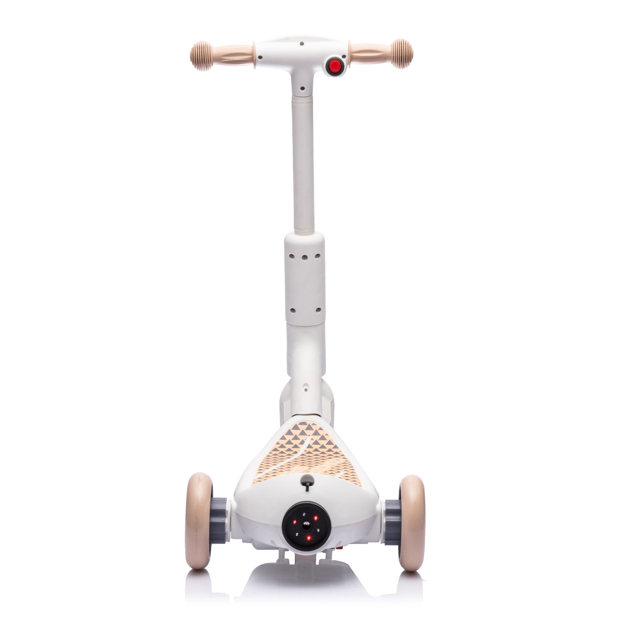2in1 Kids Ride On Three-Wheel Balance Electric Scooter,Toy for kids,Tail Color Lights W/Spray,Wider Pedal,PU Wheels For Effective Floor Protection,Independent Light Switch With Music,For Kids 3-6
