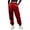 Red, variant on Kixjoy Straight Leg Sweatpants Women Casual Drawstring Elastic Waisted Sweatpant Warm Winter Low Rise Pant Fashion Athletic Lightweight Pants for Women with Pockets, Navy XXL