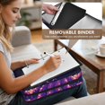 thumbnail image 5 of Haosy Accordion File Organizer Zipper Binder 500 Sheet 6-Tab Expanding File Folder Multi-Pocket 1.2 Inch 3 Ring Pixel Octopus, 5 of 7