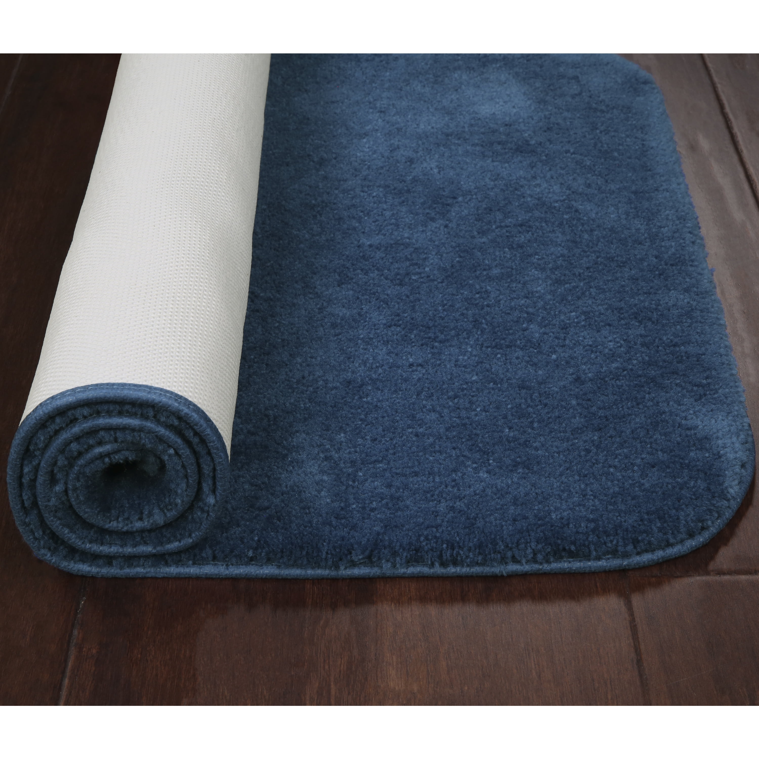 Better Homes & Gardens Solid Baltic Blue Nylon Bathroom Rug, 20"x32" - 1 Each