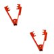 thumbnail image 2 of Toystoory Alicates para rebabas, eliminación de tallos, pelador de espinas, arreglo de agarre manual, suministros de jardín, accesorios de Rojo 2piezas, 2 of 6