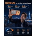 thumbnail image 3 of morfec Magsafe Portable Charger, 12000mAh Magnetic Power Bank with 20W PD Fast Charging, Slim Wireless Battery Pack Compatible with iPhone 17/16/15/14/13 Series, 3 of 8