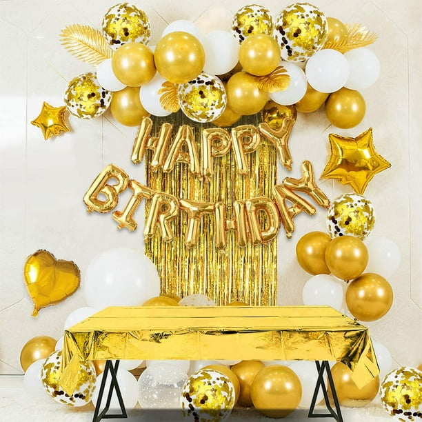 Confettis pour décoration de fête étoiles dorées