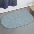 thumbnail image 2 of Beautiful Oval Cotton Bath Rug by Drew Barrymore, Winter Sky, 20" x 34", 2 of 10
