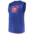 thumbnail image 2 of Men's Majestic Royal New York Giants Big & Tall Endurance Test Muscle Tank Top, 2 of 3