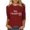 C-Wine, variant on JTZGDY Funny Letters Print 3/4 Sleeve Tops for Women Plus Size Vintage Graphic Basic Crewneck Pullover Loose Lightweight Oversized Casual Dressy Tunic Tees Shirt Blouse A-Black XXXXL