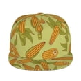 thumbnail image 2 of Gaeub Corn Flat Bill Snapback Hats Baseball Caps with Adjustable for Running Workouts and Outdoor Activities, 2 of 9