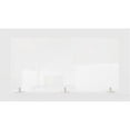 thumbnail image 2 of Ghent's Plastic 24" x 59" Partition Extender with Tape in Clear, 2 of 4