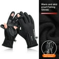 thumbnail image 6 of Miogawg Winter Fingerless Fishing Gloves, Touch Screen Gloves, Cold Weather Windproof Warm Gloves For Photography Hunting Ski Motorcycle Driving, 6 of 9