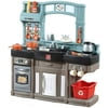 Step2 Best Chefs Kitchen Playset | Kids Play Kitchen with 25-Pc Toy Accessories Set, Real Lights & Sounds, Multicolor