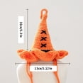 thumbnail image 3 of HUASHENG Hand Knitted Halloween Hats For Dogs And Cats Orange & Black Styles, 3 of 5