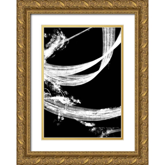 Artographie Studio 11x14 Gold Ornate Wood Framed with Double Matting Museum Art Print Titled - Negatives 006 Tapestry