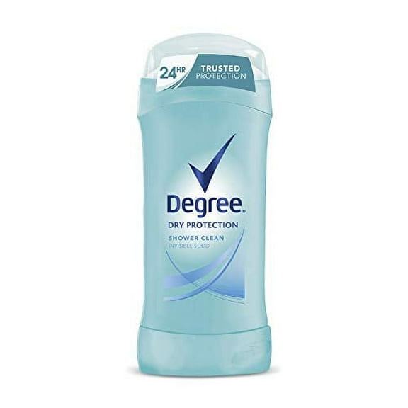 Degree Antiperspirant Deodorant Dry Protection Shower Clean Deodorant for Women, 2.6 oz, 6 Pack