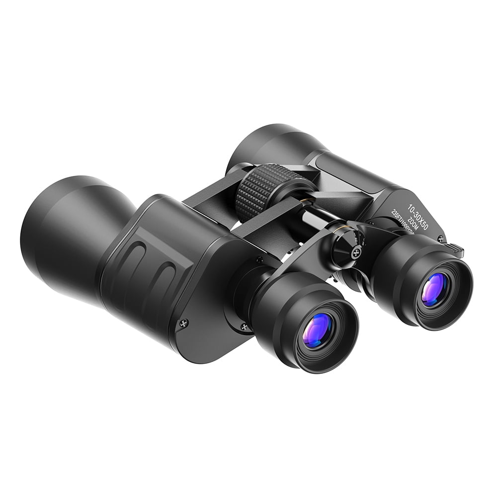 APEXEL 10-30x50 High Powered Military Zoom Binoculars for Adults, Low Night Vision/Daily Waterproof/BAK7 Prism/FMC Lens HD Professional Binoculars for Bird Watching Hunting Concerts (10-30x50, Zoom)