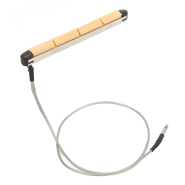 Pastilla Piezoeléctrica, Pastillas Debajo Del Sillín Menos Interferencia Diseño Integrado Para Bajo Acústico De 4 Cuerdas