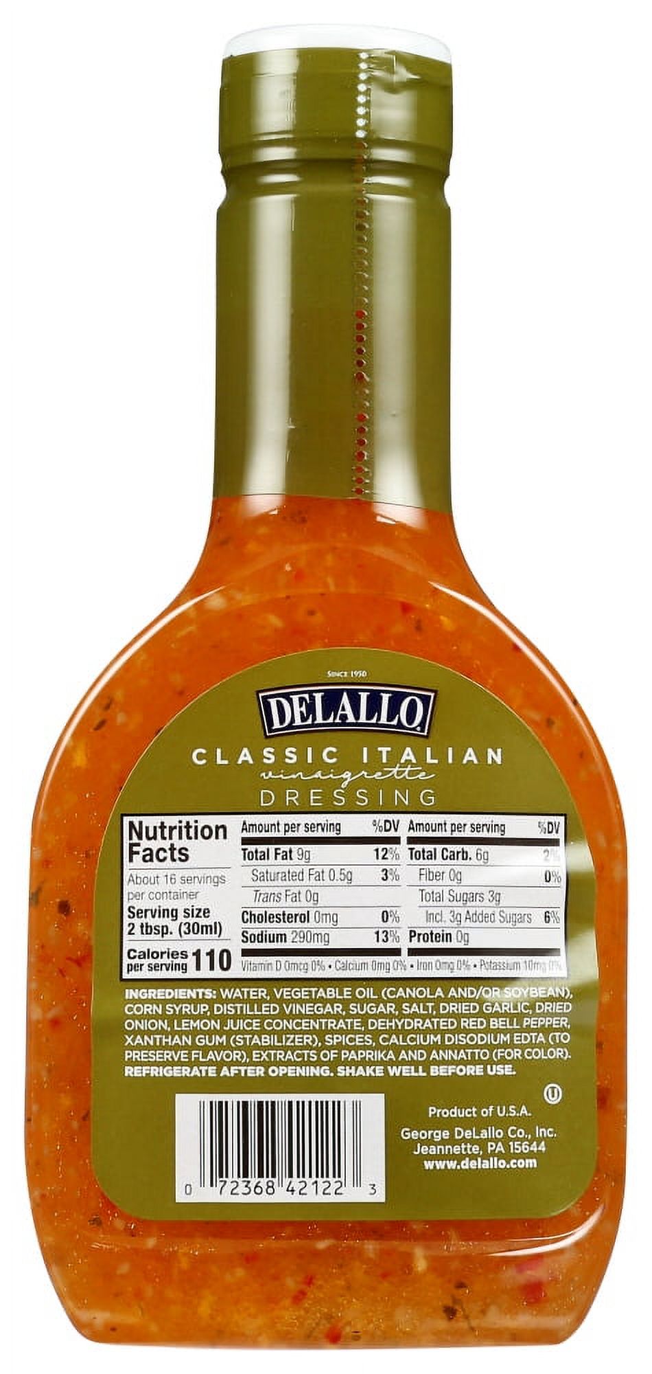 George DeLallo DeLallo Dressing, 16 oz