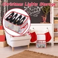 thumbnail image 2 of Christmas Light Storage Box with Cardboards  Plastic Holiday Light Bulb Storage Organizer  Storage BIn with Zipppered Closure, 2 of 9