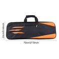 thumbnail image 4 of pitrice Handheld Bow Case Portable Storage Pouches Simple Holding Bags Practical Holder Container Organizer Bag for Storing Carrying Orange, 4 of 6
