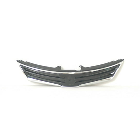 New Aftermarket Premium Fit Chrome / Black Front Grille 62310ZW80A fits 2010-2011 Nissan Versa