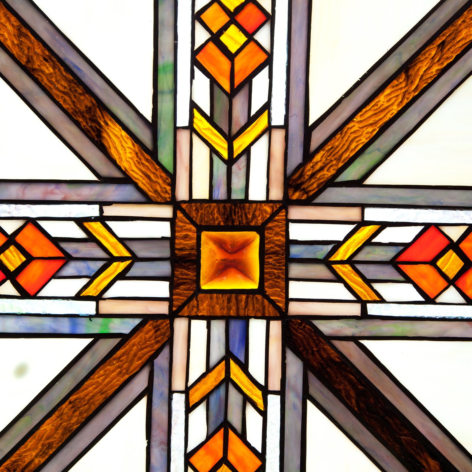 River Of Goods Stained Glass Southwestern Mission Style Window Panel Walmart Com