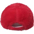 thumbnail image 4 of LinYooLi Plush Baseball Cap for Women Faux Rabbit Fur Sports Hat Warm Fluffy Winter Hat 2022, 4 of 5