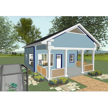 Tiny House BLUEPRINTS Plans 500SQFT