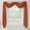 Brick, variant on 1 Piece Sheer Voile Window Home Decor Fully Hemmed Scarf Valance Swag Topper